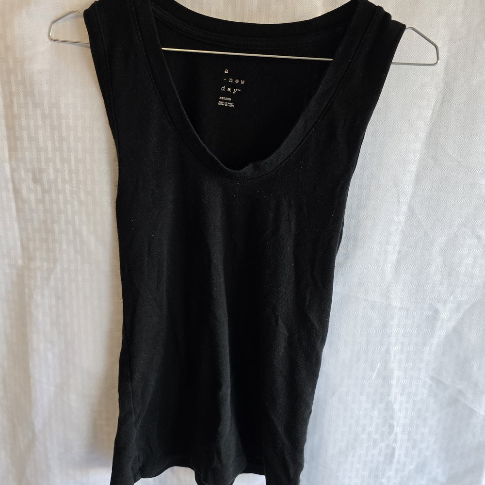 A New Day Women's Elegant Black Tank Top